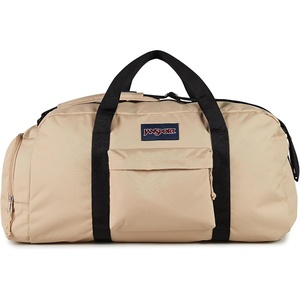 image:imageJanSport Weekender Large Duffel  Travel or Gym Bag Durable Weekender with Front Utility Pocket amp Side Grab Handles  BlackTravertine