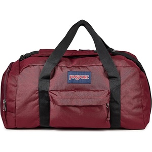 image:imageJanSport Weekender Medium Duffel  Travel or Gym Bag Durable Weekender with Front Utility Pocket amp Side Grab Handles  Cargo GreenCherry Lacquer