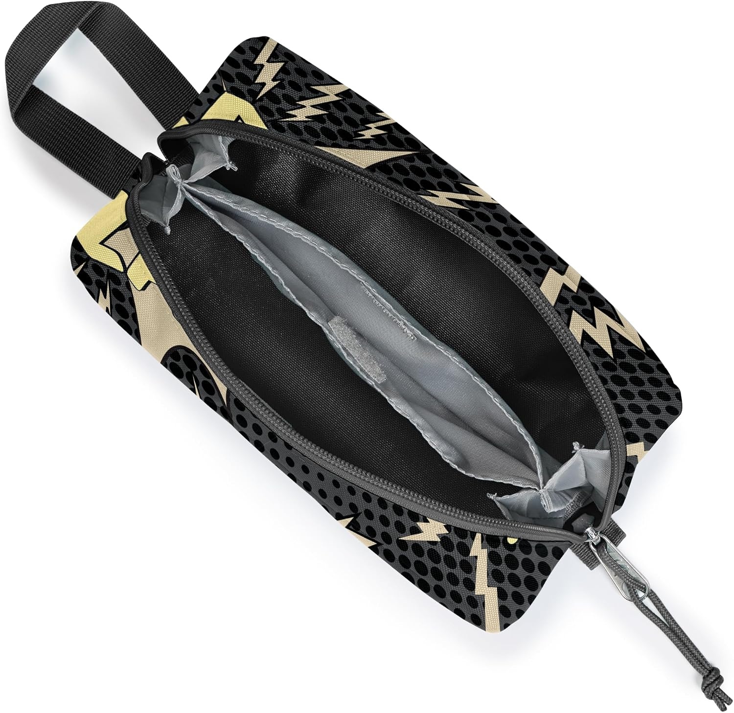 image:imageJanSport Perfect Pouch  Accordion Opening Single Compartment with 3 Dividers Small Internal PocketHigh Voltage
