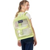 image:imageJanSport 255L Clear Pack  Large Transparent Mesh Bottom Clear  Stadium Class and Festival Approved with Water Bottle PocketCitron Lime