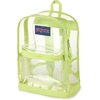 image:imageJanSport 255L Clear Pack  Large Transparent Mesh Bottom Clear  Stadium Class and Festival Approved with Water Bottle PocketCitron Lime