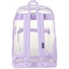 image:imageJanSport 255L Clear Pack  Large Transparent Mesh Bottom Clear  Stadium Class and Festival Approved with Water Bottle PocketPastel Lilac