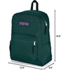 image:imageJanSport 26L Cross Town Backpack  12 inch Classic Daypack Red Hippie DaysDeep Juniper