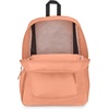 image:imageJanSport 26L Cross Town Backpack  12 inch Classic Daypack Red Hippie DaysPeach Neon