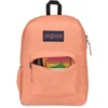 image:imageJanSport 26L Cross Town Backpack  12 inch Classic Daypack Red Hippie DaysPeach Neon