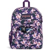 image:imageJanSport 26L Cross Town Backpack  12 inch Classic Daypack Red Hippie DaysPurple Petals