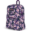 image:imageJanSport 26L Cross Town Backpack  12 inch Classic Daypack Red Hippie DaysPurple Petals