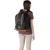 image:imageJanSport Cortlandt Laptop Backpack Deep Juniper 15 Laptop SleeveSynthetic Leather Shoulder Computer Bag with Large Compartment Padded Straps Rucksack for Men WomenBlack