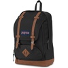 image:imageJanSport Cortlandt Laptop Backpack Deep Juniper 15 Laptop SleeveSynthetic Leather Shoulder Computer Bag with Large Compartment Padded Straps Rucksack for Men WomenBlack