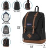 image:imageJanSport Cortlandt Laptop Backpack Deep Juniper 15 Laptop SleeveSynthetic Leather Shoulder Computer Bag with Large Compartment Padded Straps Rucksack for Men WomenDeep Juniper