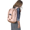 image:imageJanSport Cortlandt Laptop Backpack Deep Juniper 15 Laptop SleeveSynthetic Leather Shoulder Computer Bag with Large Compartment Padded Straps Rucksack for Men WomenMisty Rose