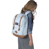 image:imageJanSport Cortlandt Laptop Backpack Deep Juniper 15 Laptop SleeveSynthetic Leather Shoulder Computer Bag with Large Compartment Padded Straps Rucksack for Men WomenBlue Dusk