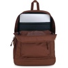 image:imageJanSport Cross Town Plus Backpack  Large Main Compartment Side Water Bottle Pocket 15Inch Padded Laptop Sleeve  Color Blocked  Mahogany HazeBasic Brown