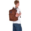image:imageJanSport Cross Town Plus Backpack  Large Main Compartment Side Water Bottle Pocket 15Inch Padded Laptop Sleeve  Color Blocked  Mahogany HazeBasic Brown