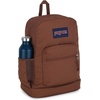 image:imageJanSport Cross Town Plus Backpack  Large Main Compartment Side Water Bottle Pocket 15Inch Padded Laptop Sleeve  Color Blocked  Mahogany HazeBasic Brown