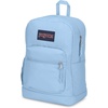 image:imageJanSport Cross Town Plus Backpack  Large Main Compartment Side Water Bottle Pocket 15Inch Padded Laptop Sleeve  Color Blocked  Mahogany HazeBlue Dusk