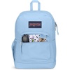 image:imageJanSport Cross Town Plus Backpack  Large Main Compartment Side Water Bottle Pocket 15Inch Padded Laptop Sleeve  Color Blocked  Mahogany HazeBlue Dusk