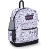 image:imageJanSport Cross Town Plus Backpack  Large Main Compartment Side Water Bottle Pocket 15Inch Padded Laptop Sleeve  Color Blocked  Mahogany HazeBroken Broadcast