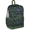 image:imageJanSport Cross Town Plus Backpack  Large Main Compartment Side Water Bottle Pocket 15Inch Padded Laptop Sleeve  Color Blocked  Mahogany HazeCamo Illusion