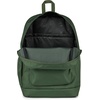 image:imageJanSport Cross Town Plus Backpack  Large Main Compartment Side Water Bottle Pocket 15Inch Padded Laptop Sleeve  Color Blocked  Mahogany HazeCargo Green