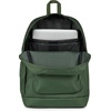 image:imageJanSport Cross Town Plus Backpack  Large Main Compartment Side Water Bottle Pocket 15Inch Padded Laptop Sleeve  Color Blocked  Mahogany HazeCargo Green