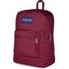 image:imageJanSport Cross Town Plus Backpack  Large Main Compartment Side Water Bottle Pocket 15Inch Padded Laptop Sleeve  Color Blocked  Mahogany HazeCherry Lacquer