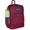 image:imageJanSport Cross Town Plus Backpack  Large Main Compartment Side Water Bottle Pocket 15Inch Padded Laptop Sleeve  Color Blocked  Mahogany HazeCherry Lacquer