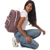 image:imageJanSport Cross Town Plus Backpack  Large Main Compartment Side Water Bottle Pocket 15Inch Padded Laptop Sleeve  Color Blocked  Mahogany HazeColor Blocked Mahogany