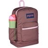 image:imageJanSport Cross Town Plus Backpack  Large Main Compartment Side Water Bottle Pocket 15Inch Padded Laptop Sleeve  Color Blocked  Mahogany HazeColor Blocked Mahogany