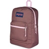 image:imageJanSport Cross Town Plus Backpack  Large Main Compartment Side Water Bottle Pocket 15Inch Padded Laptop Sleeve  Color Blocked  Mahogany HazeColor Blocked Mahogany