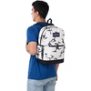 image:imageJanSport Cross Town Plus Backpack  Large Main Compartment Side Water Bottle Pocket 15Inch Padded Laptop Sleeve  Color Blocked  Mahogany HazeCyber Silver White