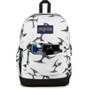 image:imageJanSport Cross Town Plus Backpack  Large Main Compartment Side Water Bottle Pocket 15Inch Padded Laptop Sleeve  Color Blocked  Mahogany HazeCyber Silver White