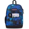 image:imageJanSport Cross Town Plus Backpack  Large Main Compartment Side Water Bottle Pocket 15Inch Padded Laptop Sleeve  Color Blocked  Mahogany HazeCyberspace Galaxy