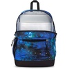 image:imageJanSport Cross Town Plus Backpack  Large Main Compartment Side Water Bottle Pocket 15Inch Padded Laptop Sleeve  Color Blocked  Mahogany HazeCyberspace Galaxy