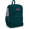 image:imageJanSport Cross Town Plus Backpack  Large Main Compartment Side Water Bottle Pocket 15Inch Padded Laptop Sleeve  Color Blocked  Mahogany HazeDeep Juniper