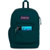 image:imageJanSport Cross Town Plus Backpack  Large Main Compartment Side Water Bottle Pocket 15Inch Padded Laptop Sleeve  Color Blocked  Mahogany HazeDeep Juniper