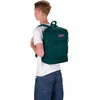 image:imageJanSport Cross Town Plus Backpack  Large Main Compartment Side Water Bottle Pocket 15Inch Padded Laptop Sleeve  Color Blocked  Mahogany HazeDeep Juniper