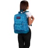 image:imageJanSport Cross Town Plus Backpack  Large Main Compartment Side Water Bottle Pocket 15Inch Padded Laptop Sleeve  Color Blocked  Mahogany HazeDelightful Daisies Green