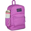 image:imageJanSport Cross Town Plus Backpack  Large Main Compartment Side Water Bottle Pocket 15Inch Padded Laptop Sleeve  Color Blocked  Mahogany HazeDigital Fuchsia
