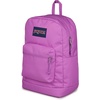 image:imageJanSport Cross Town Plus Backpack  Large Main Compartment Side Water Bottle Pocket 15Inch Padded Laptop Sleeve  Color Blocked  Mahogany HazeDigital Fuchsia
