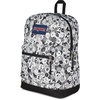 image:imageJanSport Cross Town Plus Backpack  Large Main Compartment Side Water Bottle Pocket 15Inch Padded Laptop Sleeve  Color Blocked  Mahogany HazeDoodle Dots