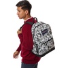 image:imageJanSport Cross Town Plus Backpack  Large Main Compartment Side Water Bottle Pocket 15Inch Padded Laptop Sleeve  Color Blocked  Mahogany HazeDoodle Dots