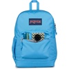 image:imageJanSport Cross Town Plus Backpack  Large Main Compartment Side Water Bottle Pocket 15Inch Padded Laptop Sleeve  Color Blocked  Mahogany HazeElectric Azul