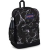image:imageJanSport Cross Town Plus Backpack  Large Main Compartment Side Water Bottle Pocket 15Inch Padded Laptop Sleeve  Color Blocked  Mahogany HazeElectric Bolts