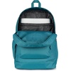 image:imageJanSport Cross Town Plus Backpack  Large Main Compartment Side Water Bottle Pocket 15Inch Padded Laptop Sleeve  Color Blocked  Mahogany HazeEmerald Pool
