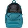 image:imageJanSport Cross Town Plus Backpack  Large Main Compartment Side Water Bottle Pocket 15Inch Padded Laptop Sleeve  Color Blocked  Mahogany HazeEmerald Pool
