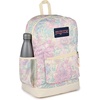 image:imageJanSport Cross Town Plus Backpack  Large Main Compartment Side Water Bottle Pocket 15Inch Padded Laptop Sleeve  Color Blocked  Mahogany HazeFaded Tapestry