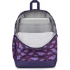 image:imageJanSport Cross Town Plus Backpack  Large Main Compartment Side Water Bottle Pocket 15Inch Padded Laptop Sleeve  Color Blocked  Mahogany HazeFlutter By Purple