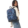image:imageJanSport Cross Town Plus Backpack  Large Main Compartment Side Water Bottle Pocket 15Inch Padded Laptop Sleeve  Color Blocked  Mahogany HazeGhostly Florals