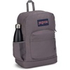 image:imageJanSport Cross Town Plus Backpack  Large Main Compartment Side Water Bottle Pocket 15Inch Padded Laptop Sleeve  Color Blocked  Mahogany HazeGraphite Grey
